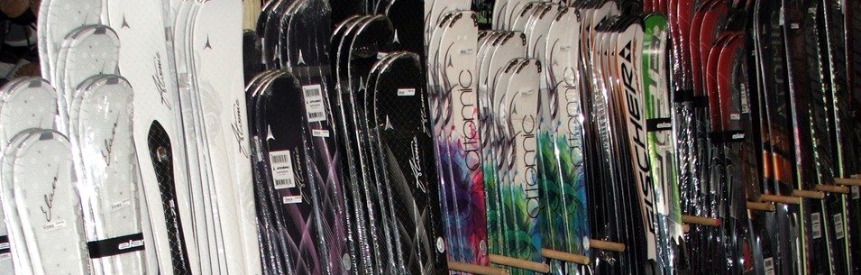 Skis on Rack